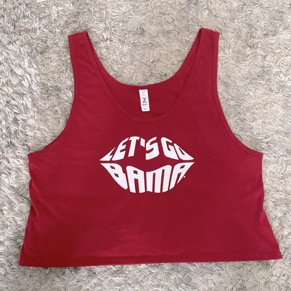 University of Alabama red women’s large tank top Roll Tide Bama - Picture 1 of 2